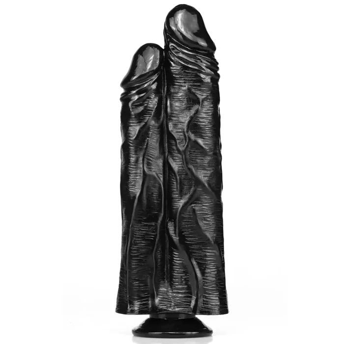 10 Inch Black Big Double Penetration Dildo