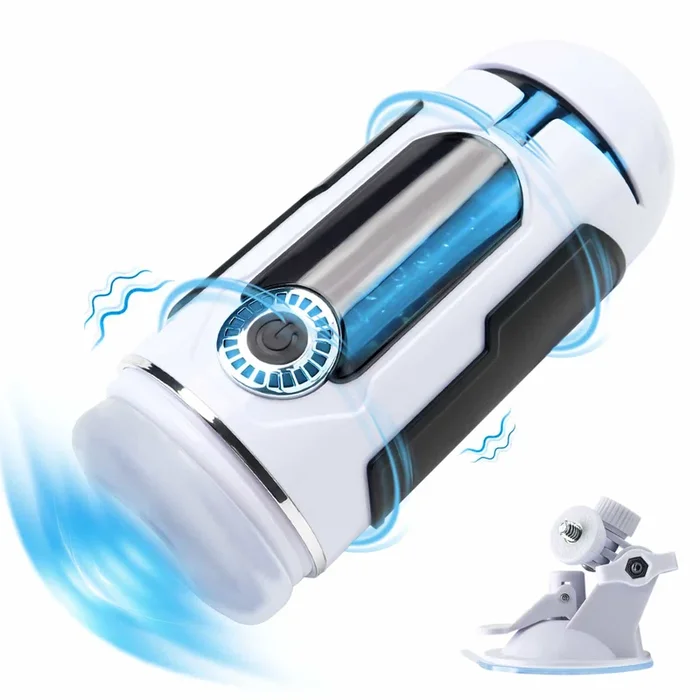 10 Vibration Modes Penis Sleeve Male Vibrating Masturbator