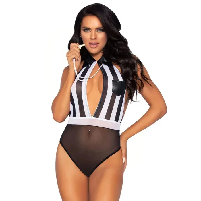 2 Pc – Bedroom Ref Roleplay Teddy Set – Onesize – Black