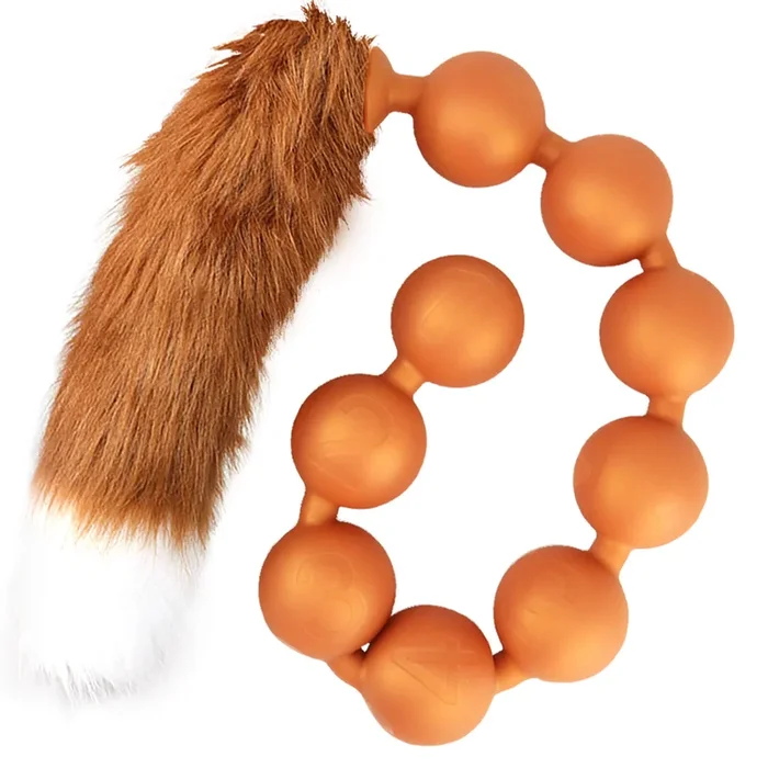 25 Inch Cosplay Huge Anal Bead with Tail