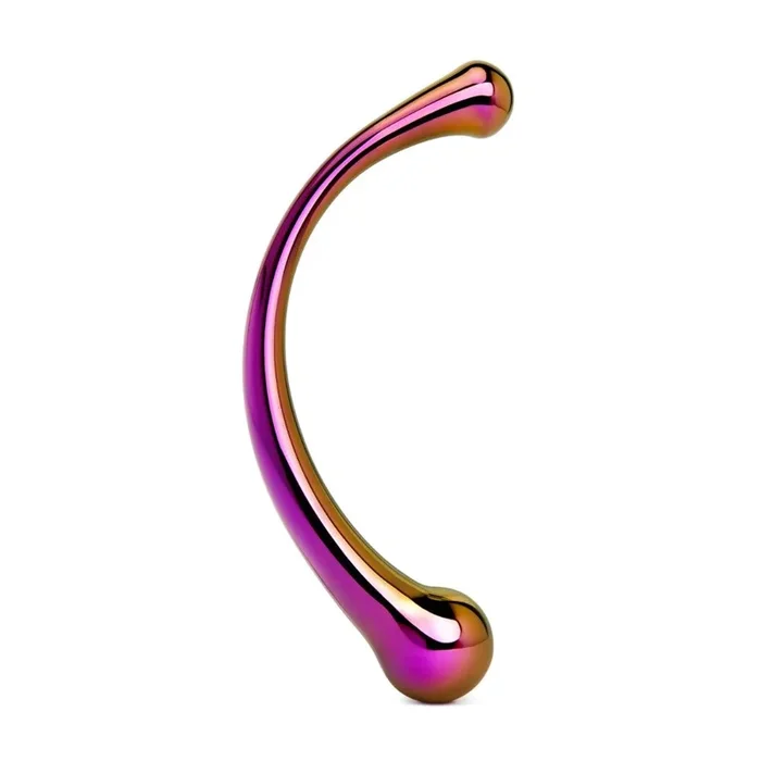 8″ Iridescent Chrome Double Ended Dildo