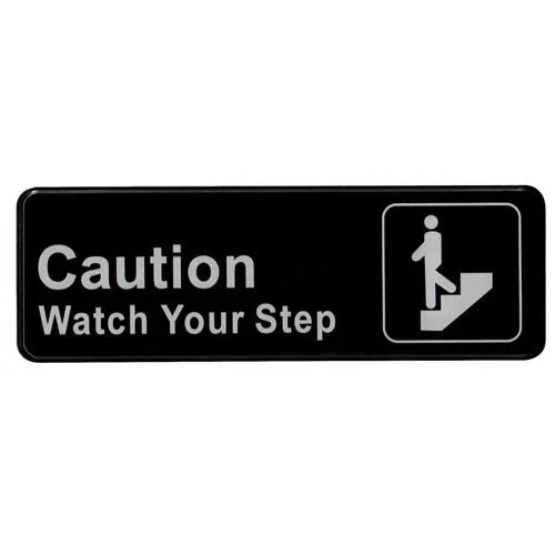 “Watch Your Step” Sign – 9″ x 3″