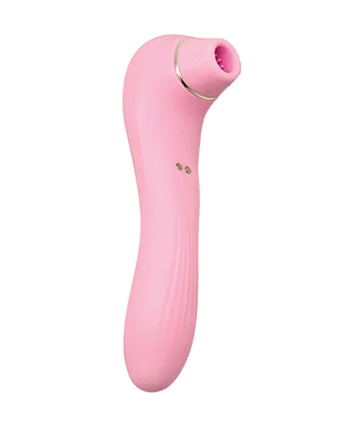 Alive Midnight Quiver Suction Vibrator – Pink