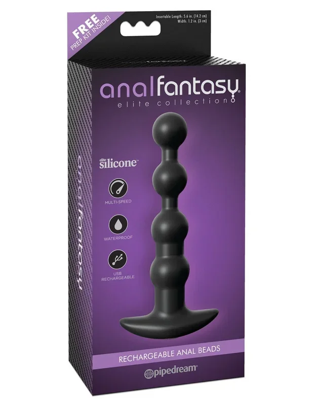 Anal Fantasy Elite Rechargeable VIBRATING ANAL BEADS