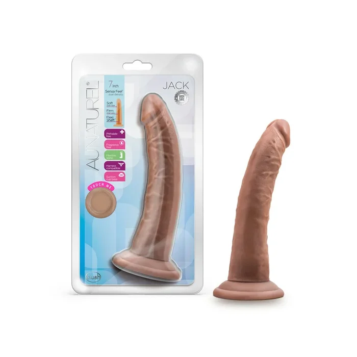 Au Naturel Jack 7in Dildo Mocha