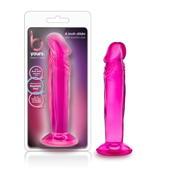 B Yours Sweet N’ Small 6″ Dildo With Suction Cup