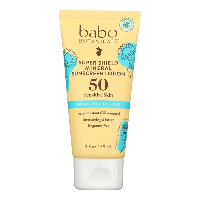 Babo Botanicals Sunscreen Sheer Lotion SPF 50, 3 oz.
