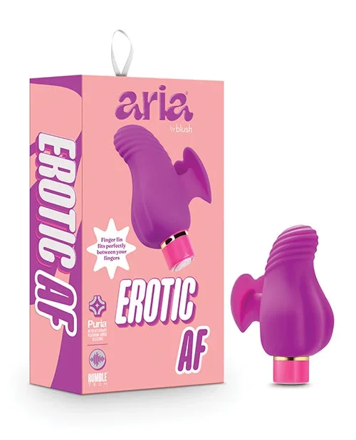 Blush Aria Erotic AF Mini Vibrator- Plum