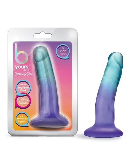 Blush B Yours 5 inch Morning Dew Dildo – Sapphire