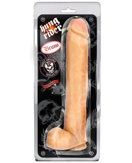 Blush Hung Rider Bruno 12″ Dildo with Suction Cup – Flesh