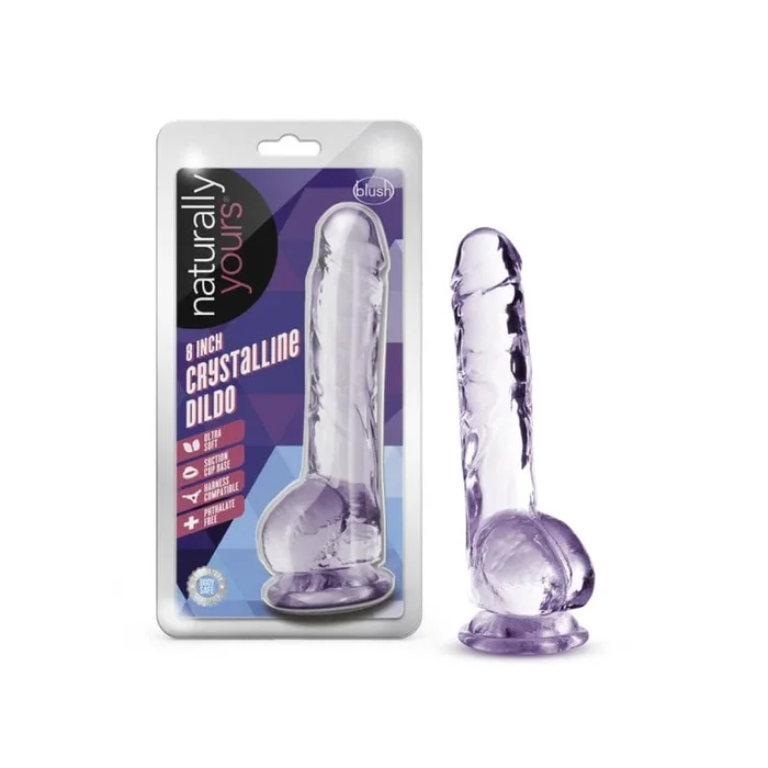Blush Naturally Yours 8 Inch Crystalline Dildo