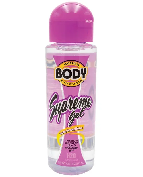 Body Action Supreme Water Based Gel – 4.8 oz Bottle