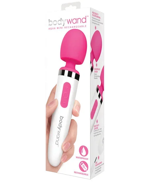 Bodywand Aqua Mini Rechargeable Wand Vibrator – Pink