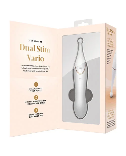 Bodywand Dual Stim Vario – White