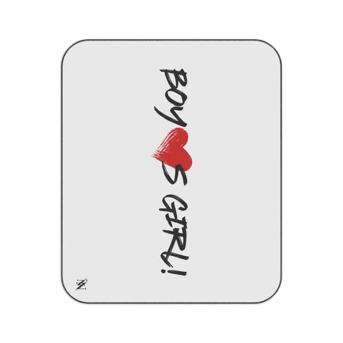 Boy Loves Girl! | Mix Match Fun-Flirty Lovers’ Water-Resistant Blankets