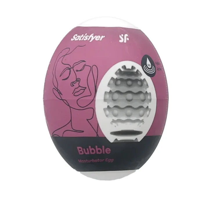 BUBBLE MASTURBATOR PURPLE EGG SINGLE