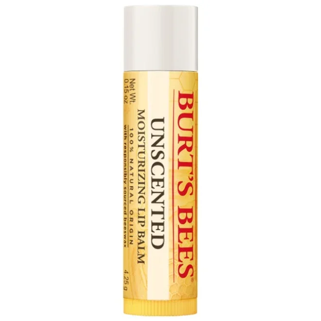 Burts Bee’s Moisturizer Lip Balm Unscented 0.15Oz