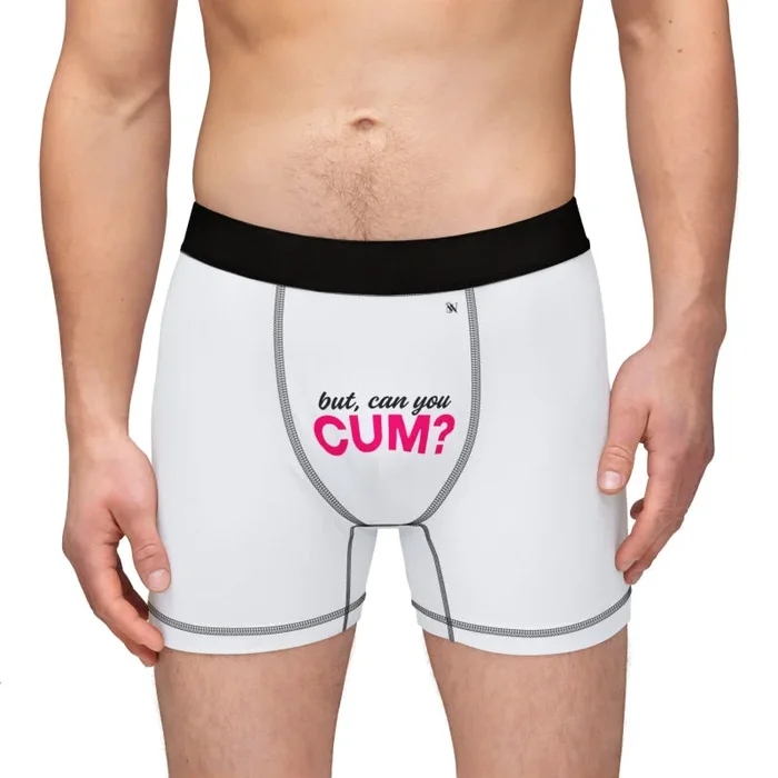 But, Can You Cum? | Mix & Match Fun-Flirty Lovers’ Boxer Briefs