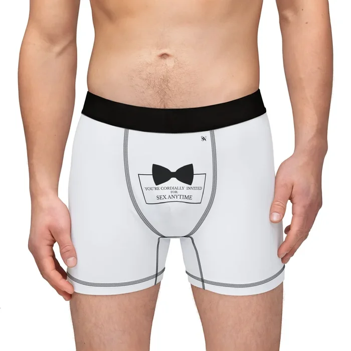 Cordially Invited Sex | Mix & Match Fun-Flirty Lovers’ Boxer Briefs