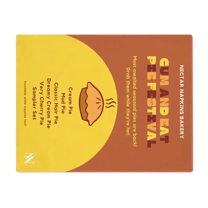 Cum Eat Pie Festival | Mix & Match Playful Fun-Flirty Lovers’ Toy Mats