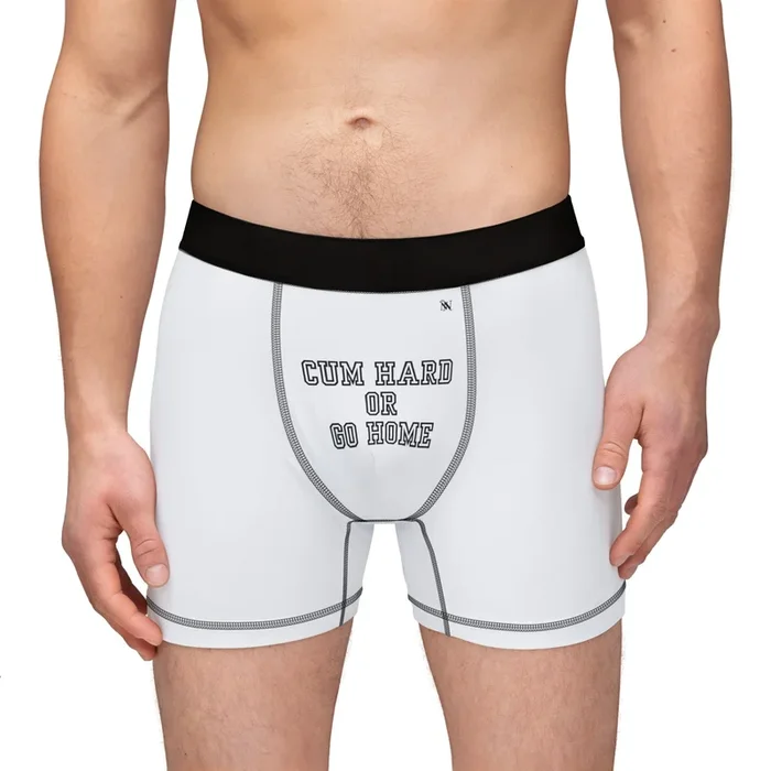 Cum Hard or Go Home | Mix & Match Fun-Flirty Lovers’ Boxer Briefs