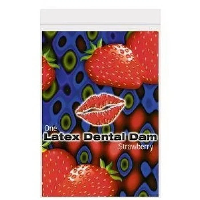 Dental Dam Strawberry