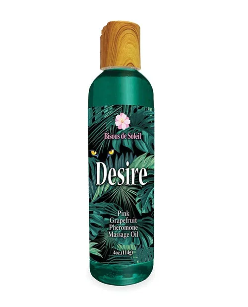 Desire Pheromone Massage Oil – 4 oz Pink Grapefruit