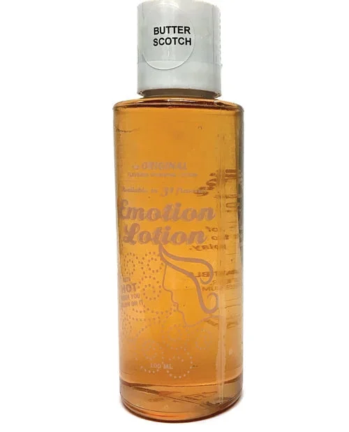 Emotion Lotion Warming Massage Oil – 3 oz Butterscotch