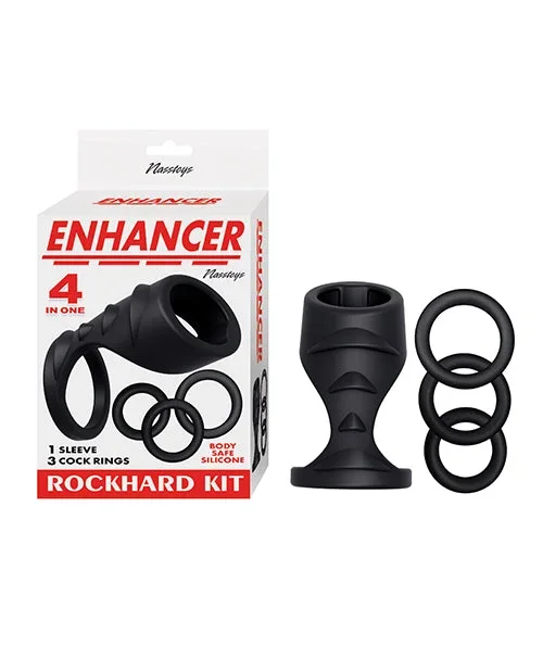Enhancer Rockhard 4 In One Kit – Black