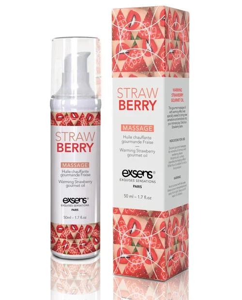 EXSENS of Paris Warming Massage Oil – Strawberry