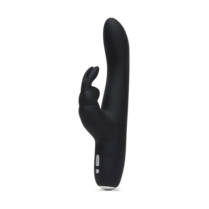 Fifty Shades of Grey Greedy Girl Rechargeable Slimline Rabbit Vibrator – Black