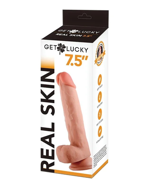 Get Lucky 7.5″ Real Skin Series – Flesh