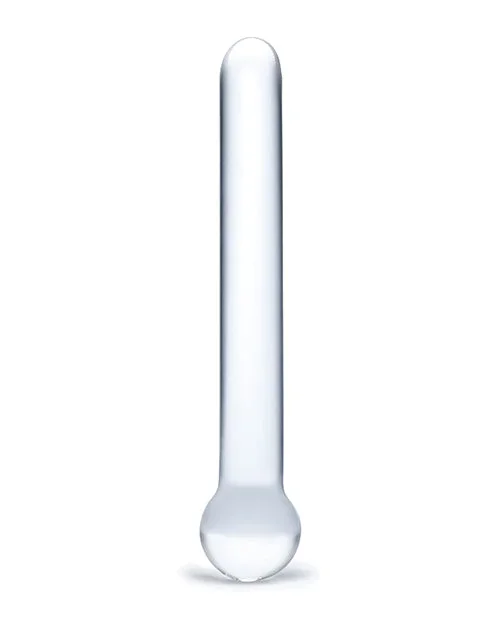 Glas 7″ Straight Glass Dildo – Clear