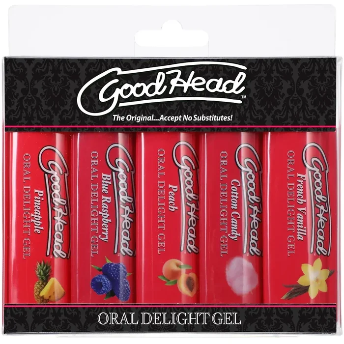 Goodhead – Oral Delight Gel – 5 Pack – 1 Oz.