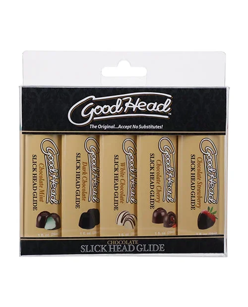 Goodhead Chocolate Slick Head Glide – 5 pack