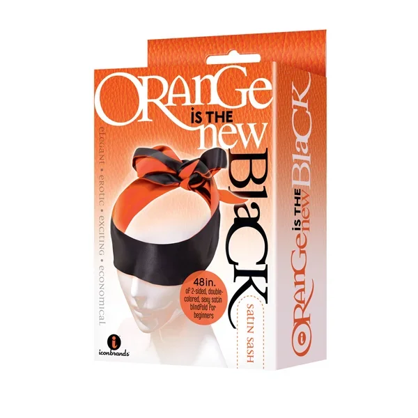 Icon Brands – Orange is the New Black Satin Sash