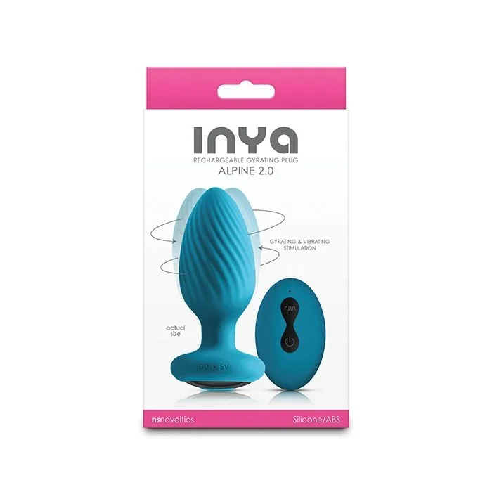INYA Alpine 2.0 Gyrating & Vibrating Anal Plug w/Remote