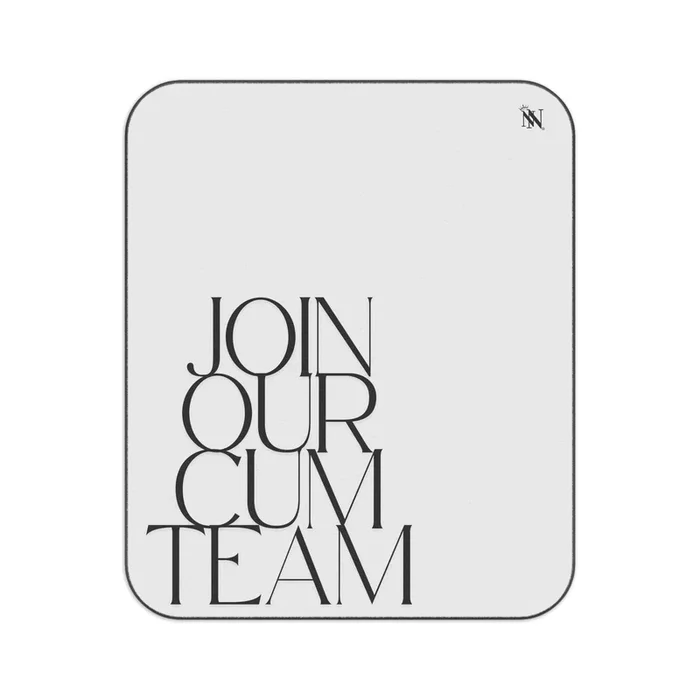 Join Our Cum Team | Mix Match Fun-Flirty Lovers’ Water-Resistant Blankets