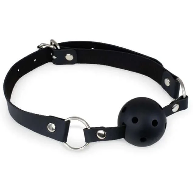 Kink Curious Ball Gag and Nipple Clamps Set Black