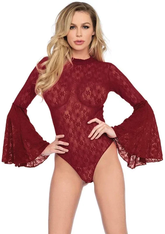 Lace Bell Sleeve Bodysuit
