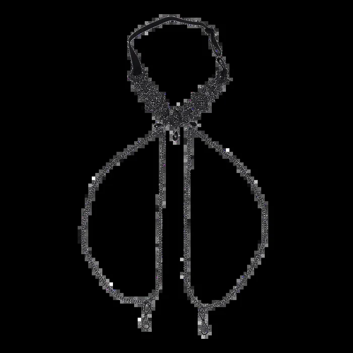 Lace Collar with Nipple Ties