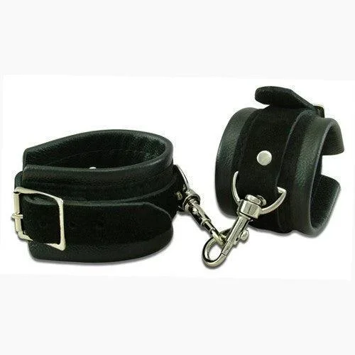 Leather Hand Cuffs: Wild Hide