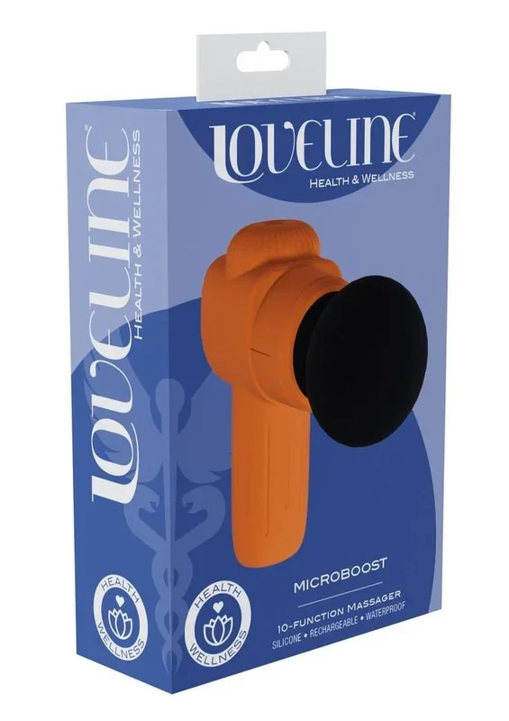 Loveline MicroBoost Vibrating Rechargeable Silicone Massager