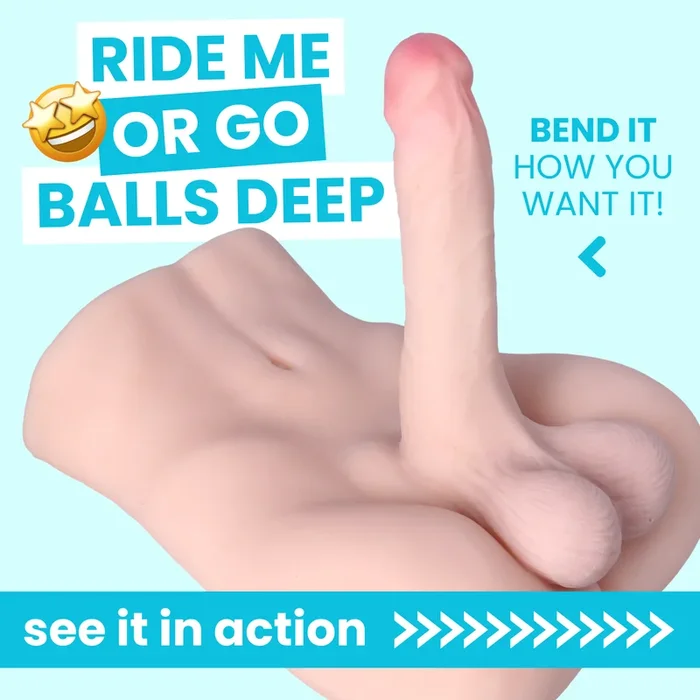 Male Torso Masturbator – Rideable Cock & Textured Ass