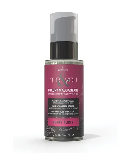 Me & You Massage Oil – 2 oz Berry Flirty