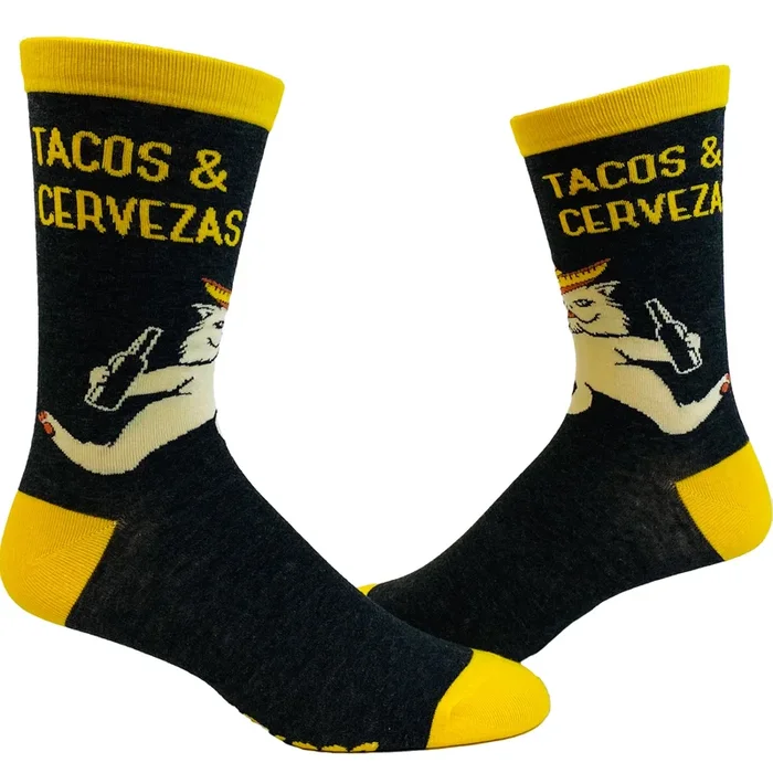 Men’s Tacos And Cervezas Socks