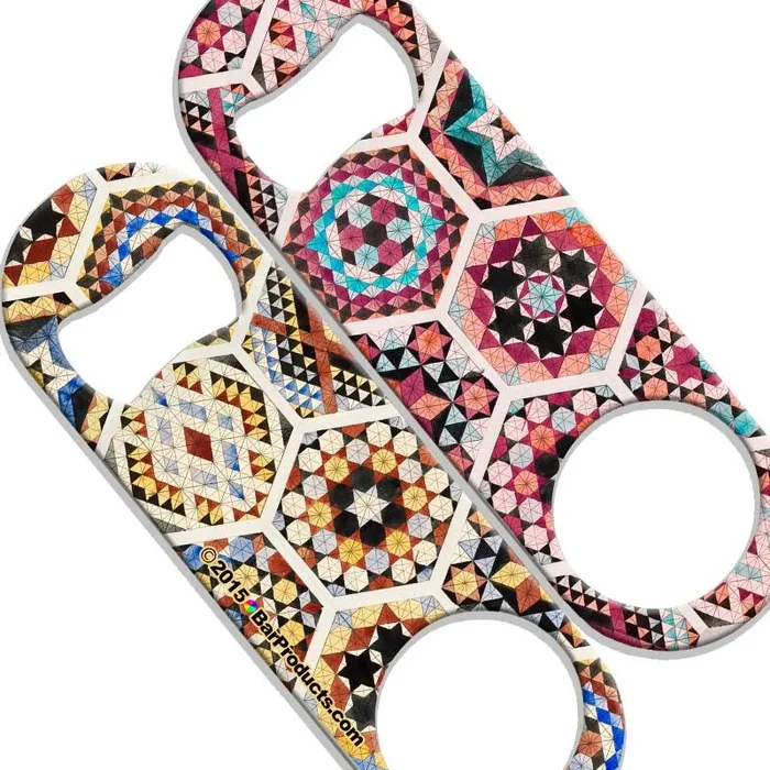 Mosaic Design Speed Bottle Opener – Medium Sized 5 inch