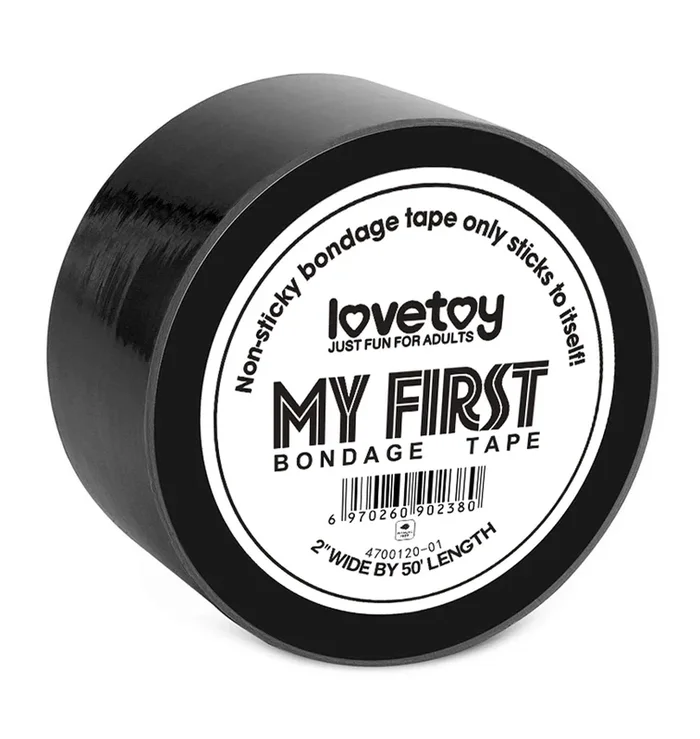 MY FIRST NON STICKY BONDAGE TAPE