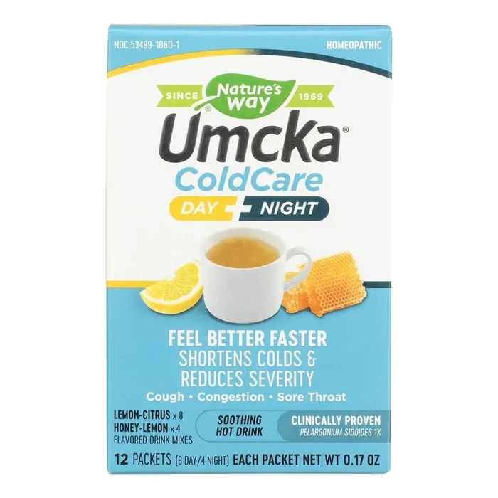 Nature’s Way Umcka Coldcare Drink Day and Night, 12 ct.