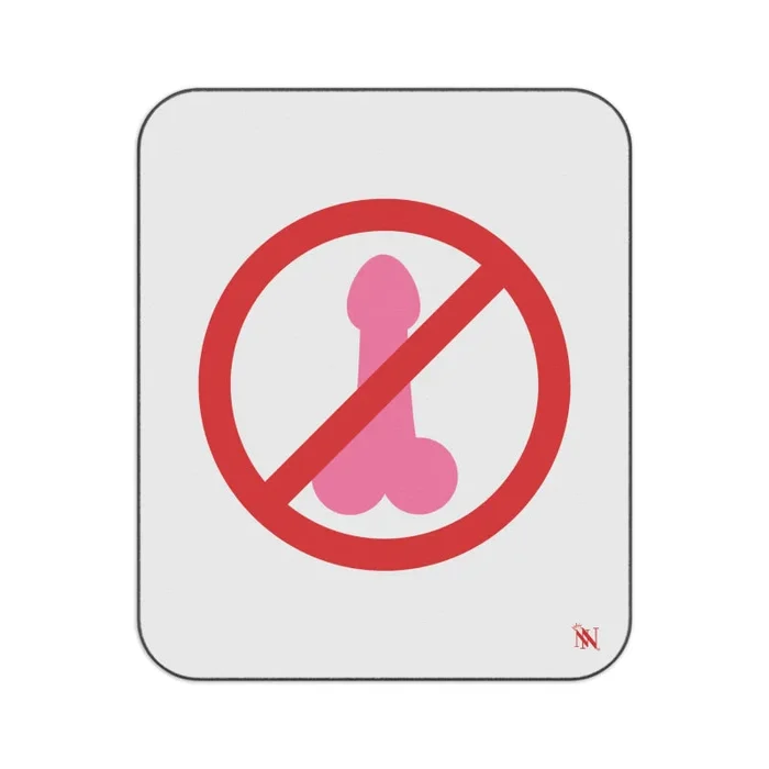 No Dick Allowed | Mix Match Fun-Flirty Lovers’ Water-Resistant Blankets
